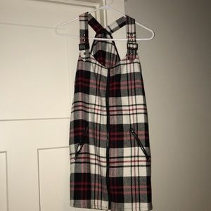 Forever 21 Full-Zip, Plaid Dress